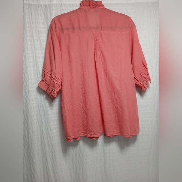 JPand Mattie Madaline Ruffle And Lace Shirt. Size S - Picture 2 of 8